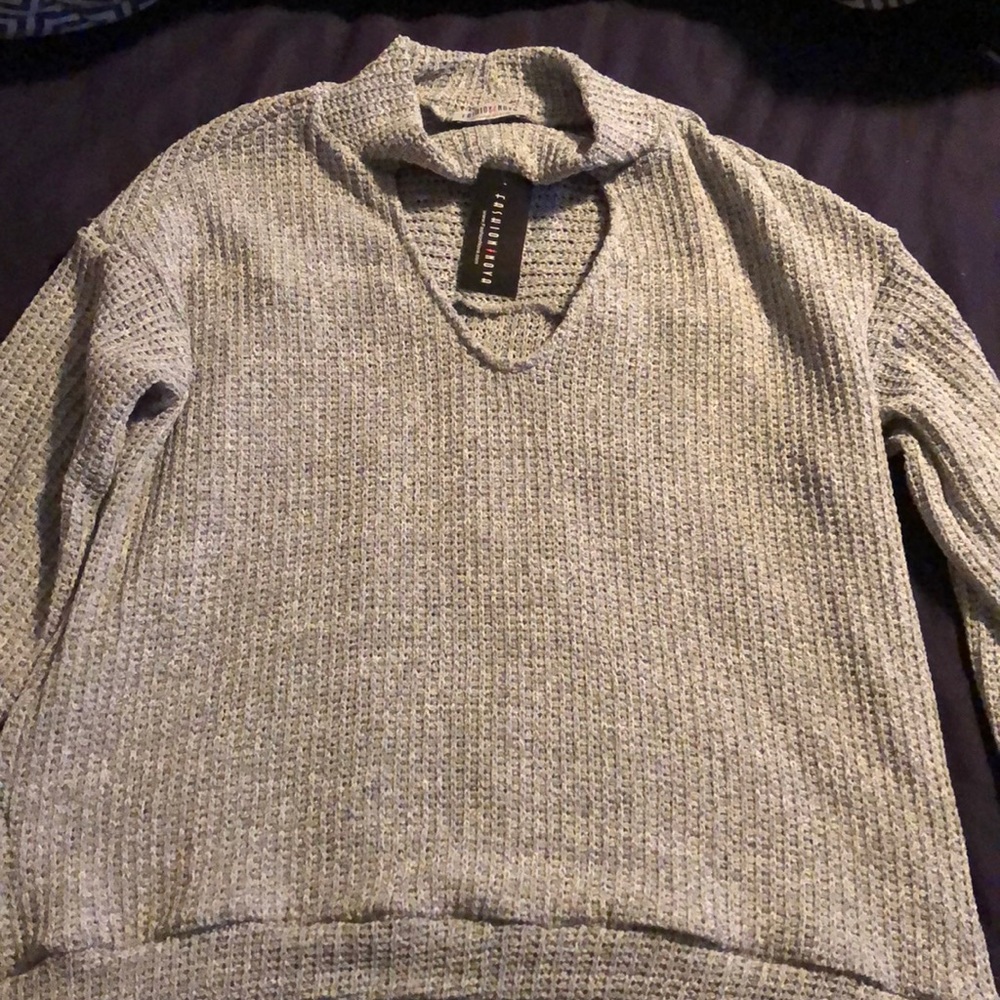Fashion Nova Choker Sweater